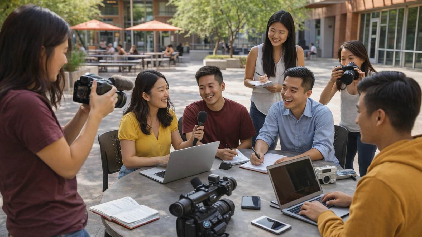 Asian American Journalists Association at ASU business photo